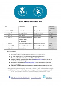 2015 Athletics Grand Prix